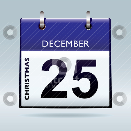 To use this stock image in your creative project, please select the size you need over to the right and click the "Add to Cart" button.
Your downloaded image will come with the Cutcaster watermark removed so don’t worry about the watermark you see on this page. Christmas day calendar blue stock vector clipart, Red top christmas icon calendar for xmas day december by Michael Travers