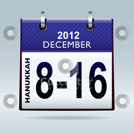 To use this stock image in your creative project, please select the size you need over to the right and click the "Add to Cart" button.
Your downloaded image will come with the Cutcaster watermark removed so don’t worry about the watermark you see on this page. Hanukkah 2012 blue stock vector clipart, Jewish hanukkah 2012 dates in december with blue calendar by Michael Travers