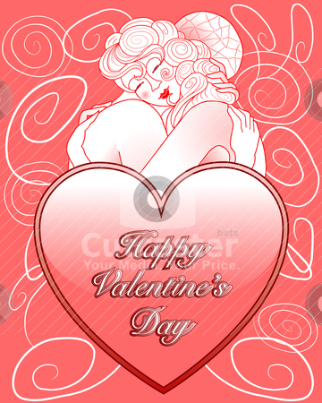 To use this stock image in your creative project, please select the size you need over to the right and click the "Add to Cart" button.
Your downloaded image will come with the Cutcaster watermark removed so don’t worry about the watermark you see on this page. Happy Valentine's Day stock vector clipart, Illustration vector Happy Valentine's Day by Ilenia Pagliarini