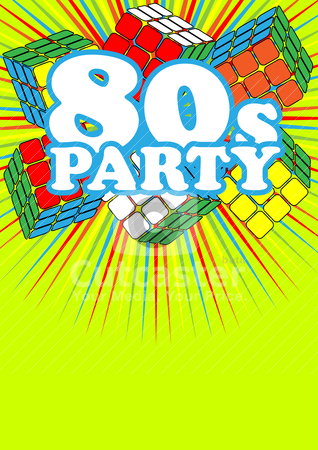 retro party background stock vector