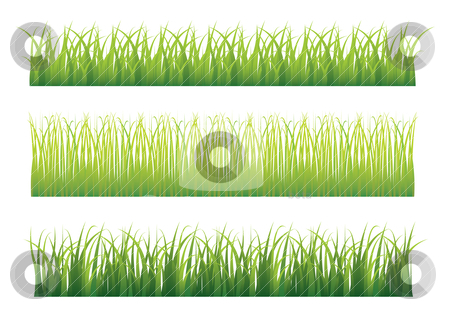 To use this stock image in your creative project, please select the size you need over to the right and click the "Add to Cart" button.
Your downloaded image will come with the Cutcaster watermark removed so don’t worry about the watermark you see on this page. Green grass variation stock vector clipart, Collection of three different green grass borders seamlessly repeat by Michael Travers