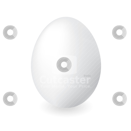 To use this stock image in your creative project, please select the size you need over to the right and click the "Add to Cart" button.
Your downloaded image will come with the Cutcaster watermark removed so don’t worry about the watermark you see on this page. Duck egg stock vector clipart, White duck egg shell with isolated white background and shadow by Michael Travers