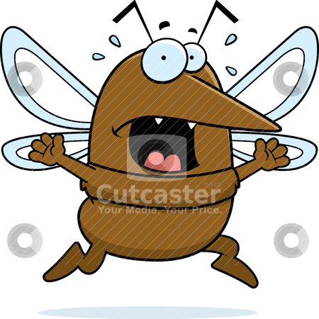 To use this stock image in your creative project, please select the size you need over to the right and click the "Add to Cart" button.
Your downloaded image will come with the Cutcaster watermark removed so don’t worry about the watermark you see on this page. Mosquito Panic stock vector clipart, A cartoon mosquito running in a panic. by cthoman