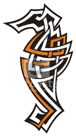 To use this stock image in your creative project, please select the size you need over to the right and click the "Add to Cart" button.
Your downloaded image will come with the Cutcaster watermark removed so don’t worry about the watermark you see on this page. Seahorse tribal icon stock vector clipart, Tribal style seahorse icon inspired from Celtic knot designs. by fractal.gr