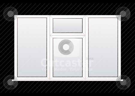 To use this stock image in your creative project, please select the size you need over to the right and click the "Add to Cart" button.
Your downloaded image will come with the Cutcaster watermark removed so don’t worry about the watermark you see on this page. Plastic window stock vector clipart, Modern white double glazed plastic window with black background by Michael Travers
