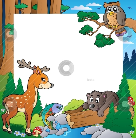 To use this stock image in your creative project, please select the size you need over to the right and click the "Add to Cart" button.
Your downloaded image will come with the Cutcaster watermark removed so don’t worry about the watermark you see on this page. Frame with forest theme 1 stock vector clipart, Frame with forest theme 1 - vector illustration. by Klara Viskova