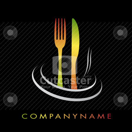 To use this stock image in your creative project, please select the size you need over to the right and click the "Add to Cart" button.
Your downloaded image will come with the Cutcaster watermark removed so don’t worry about the watermark you see on this page. Illustration cooking business stock vector clipart, Illustration with fork and knife for cooking company by tristanbm